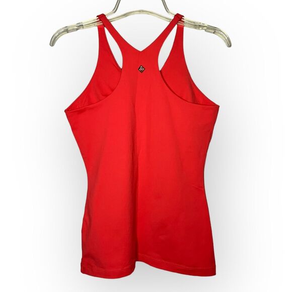 PrAna Women's Sabin Chakara Orange Racerback Tank Top with Built-in Bra Size S - Picture 2 of 11